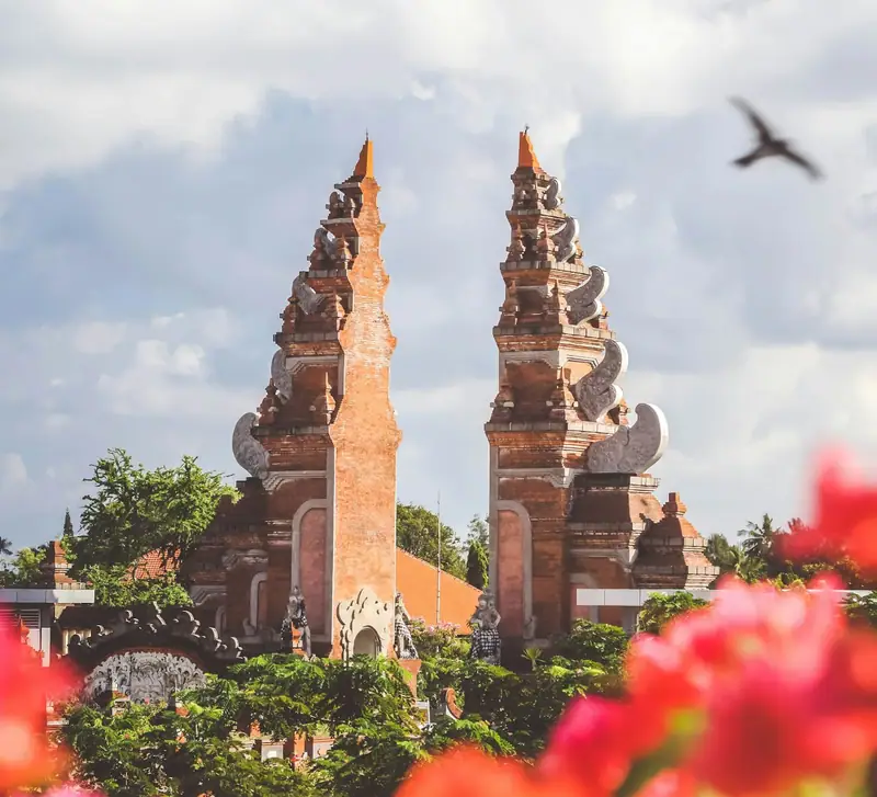 Balinese temple gate