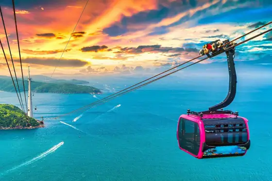 3 island hopping, Hon Thom cable car and Sunset Town